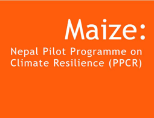 PILOT PROGRAMME ON CLIMATE RESILIENCE (PPCR) – NEPAL: BASELINE SUMMARY ON MAIZE